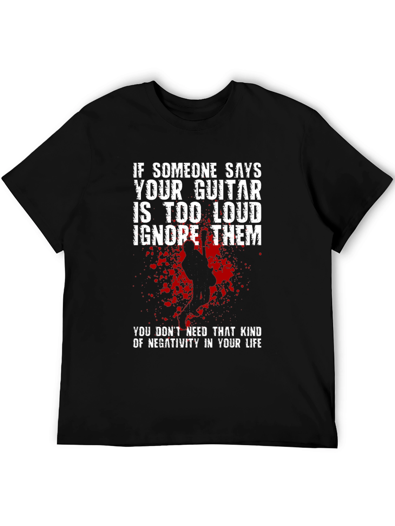 Guitar Loudness T-Shirt - Musician Attitude Tee