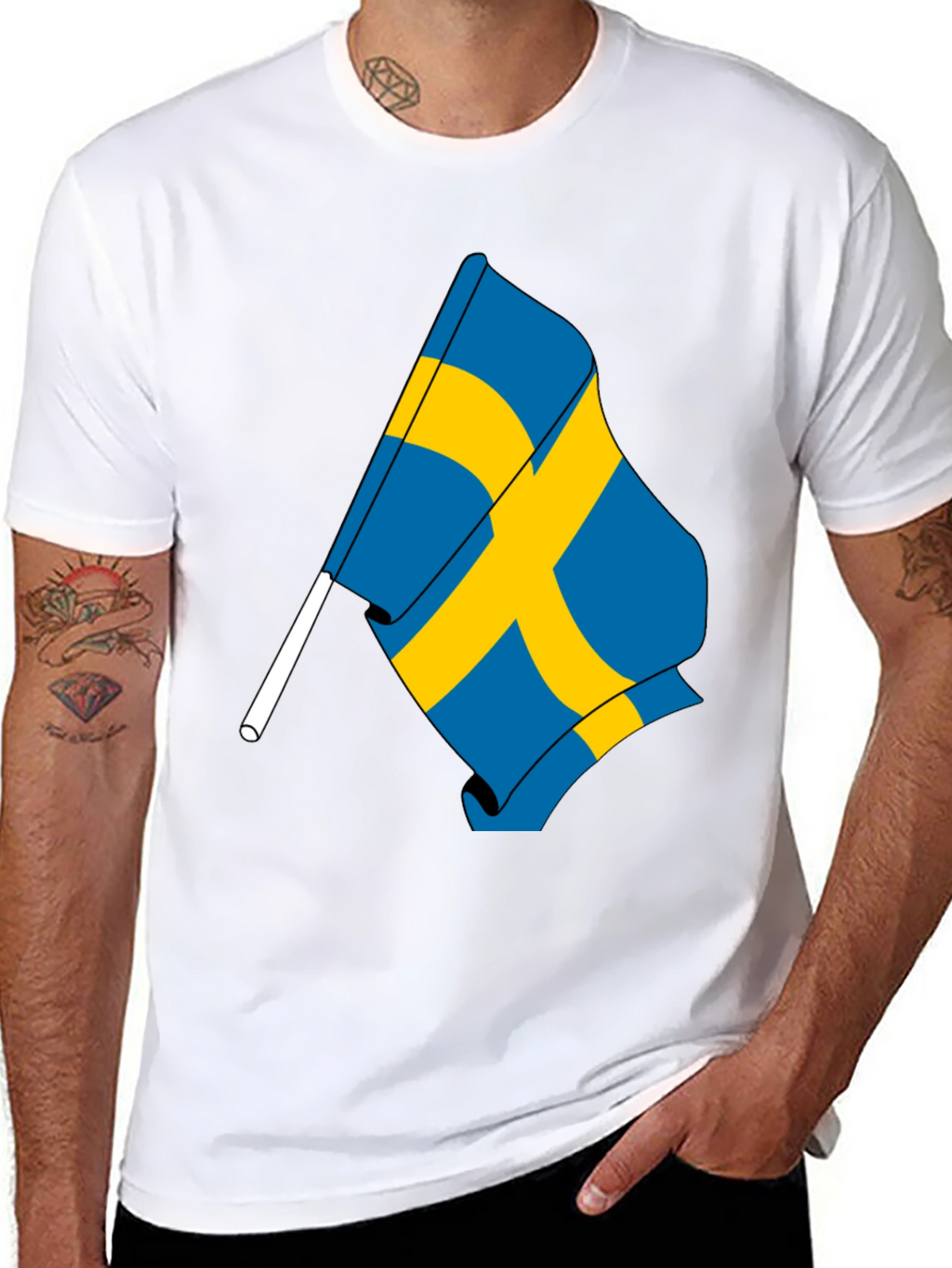 Sweden Flag T-Shirt - Stylish Swedish Pride Tee