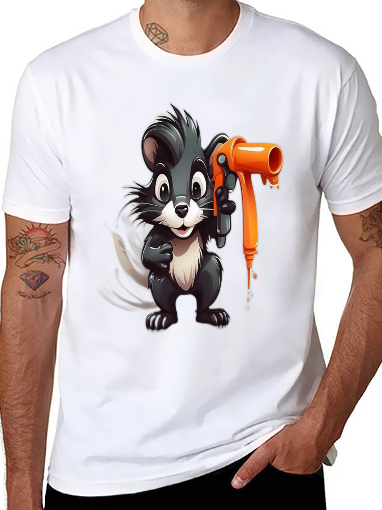 Cartoon Skunk T-Shirt