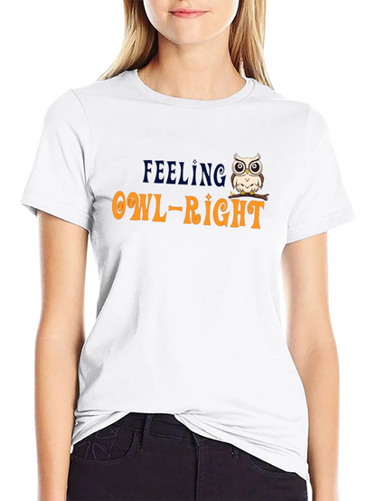 Feeling Owl-Right T-Shirt