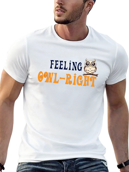 Feeling Owl-Right T-Shirt