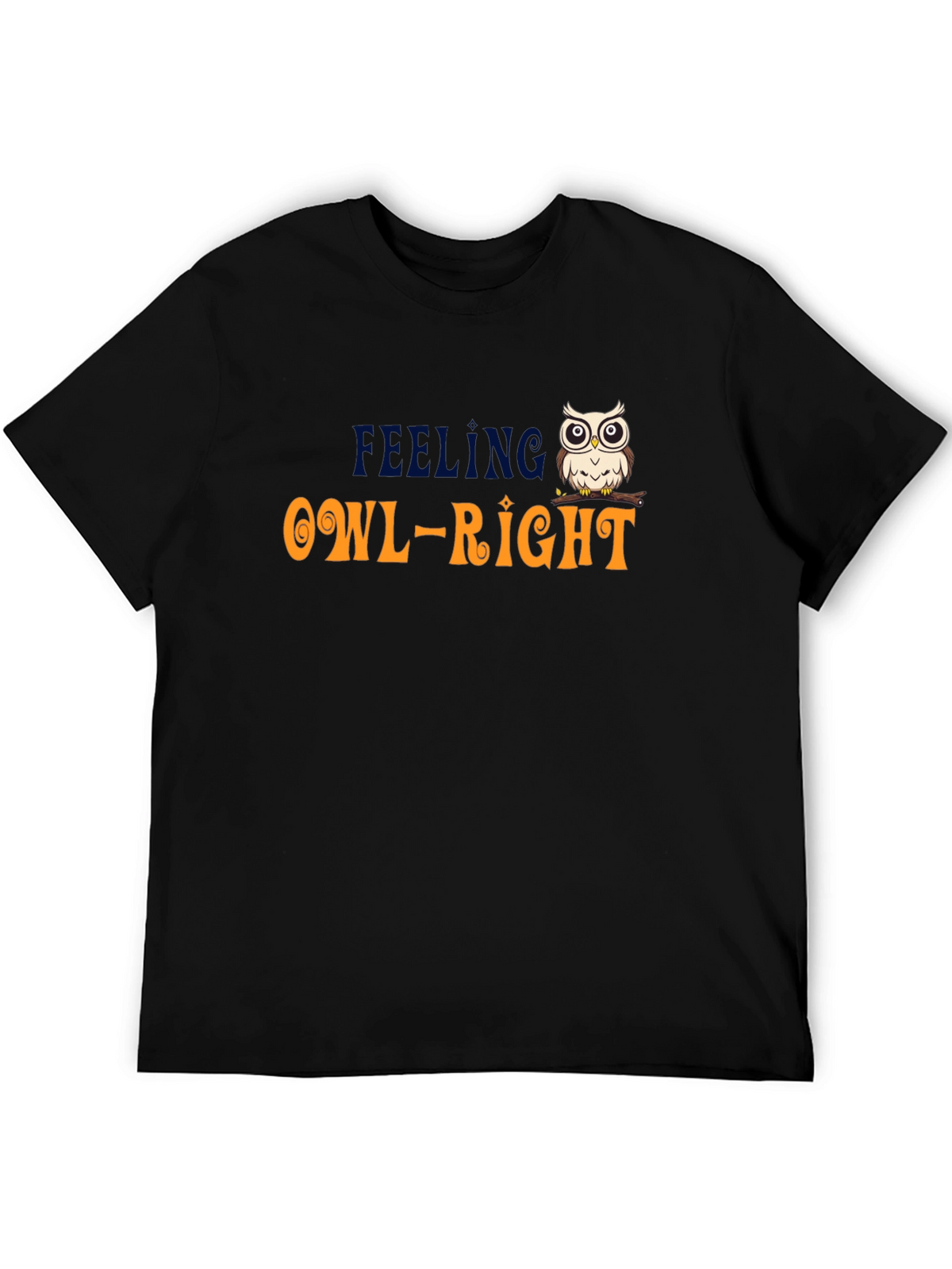 Feeling Owl-Right T-Shirt