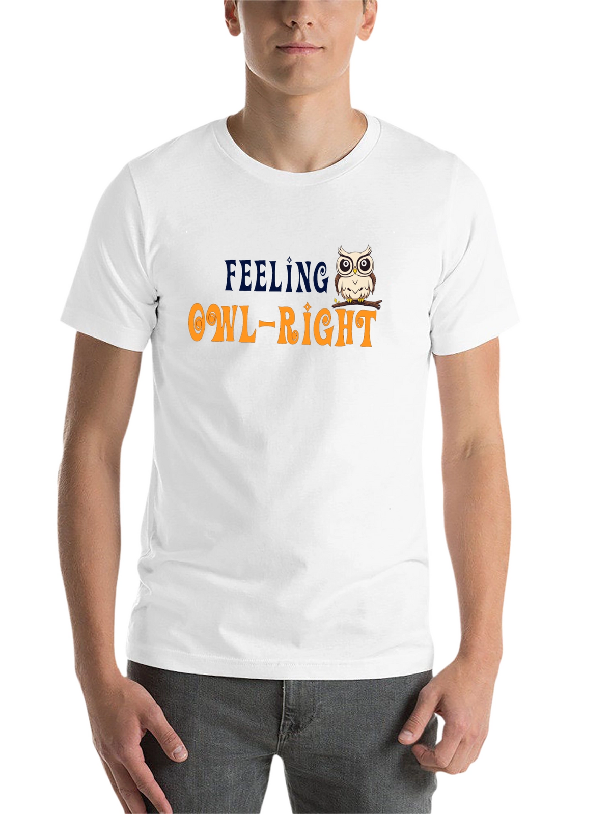 Feeling Owl-Right T-Shirt