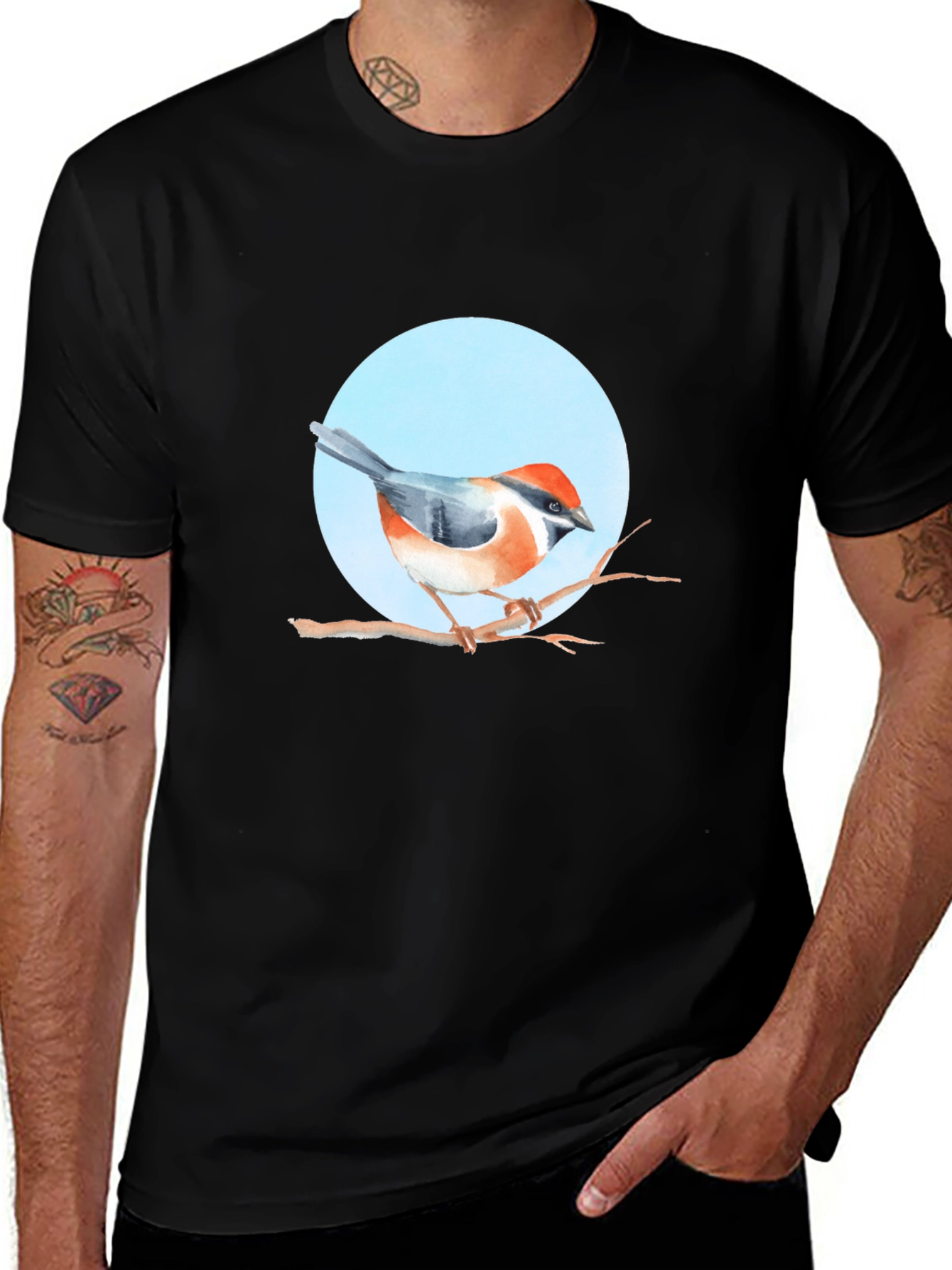 Bird on Branch Graphic Tee
