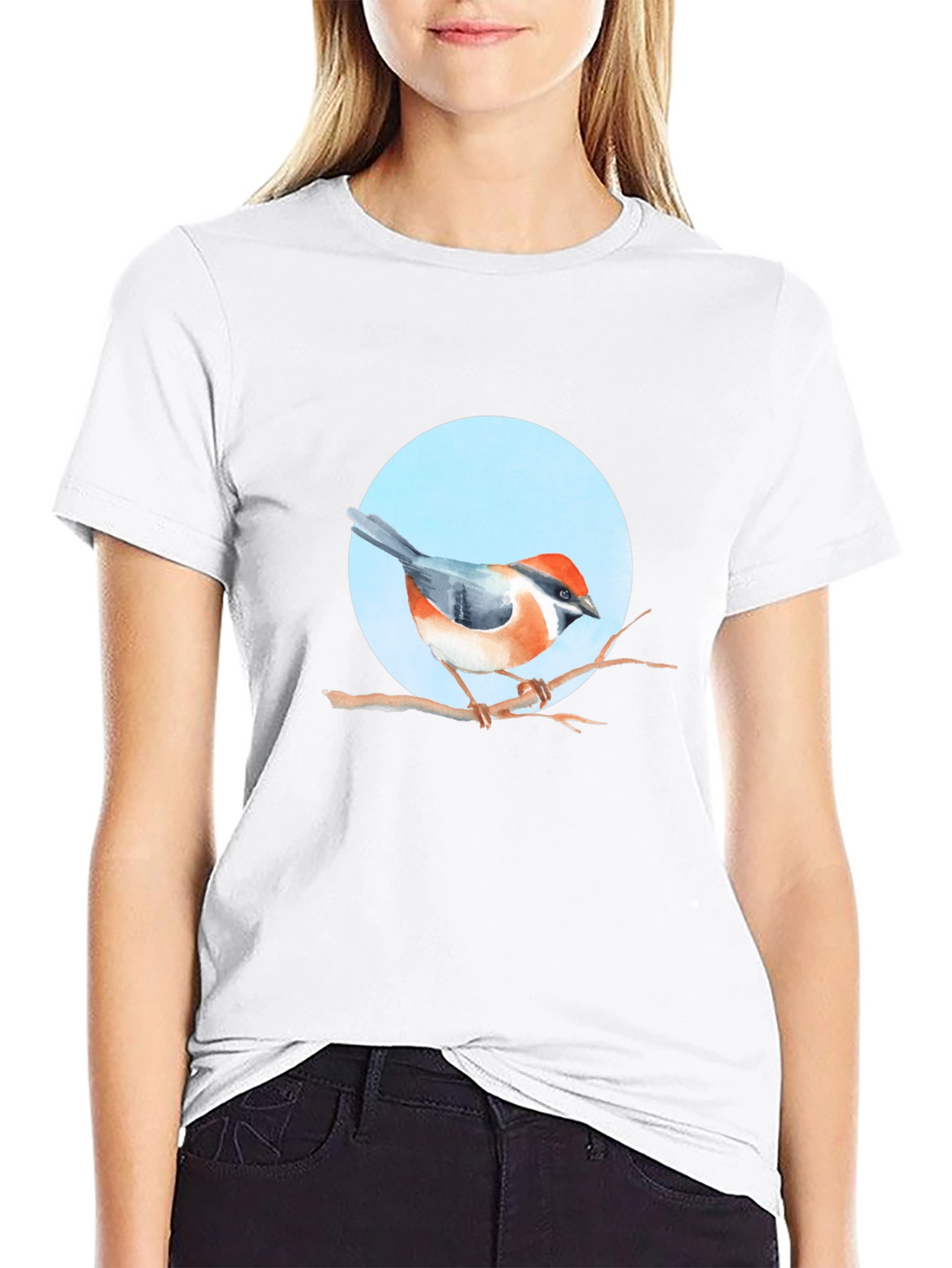 Bird on Branch Graphic Tee