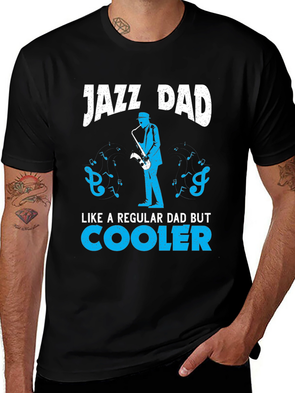 Jazz Dad T-Shirt - Cool Music Lover Tee