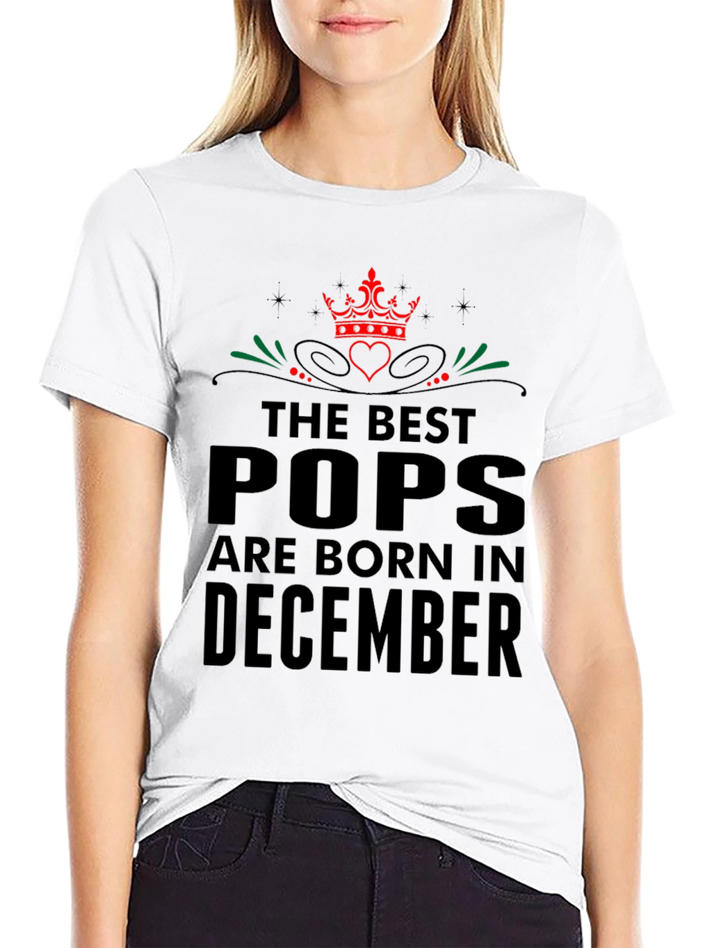 Best Pops Born in December - Graphic T-Shirt