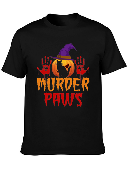 Murder Paws Halloween T-Shirt