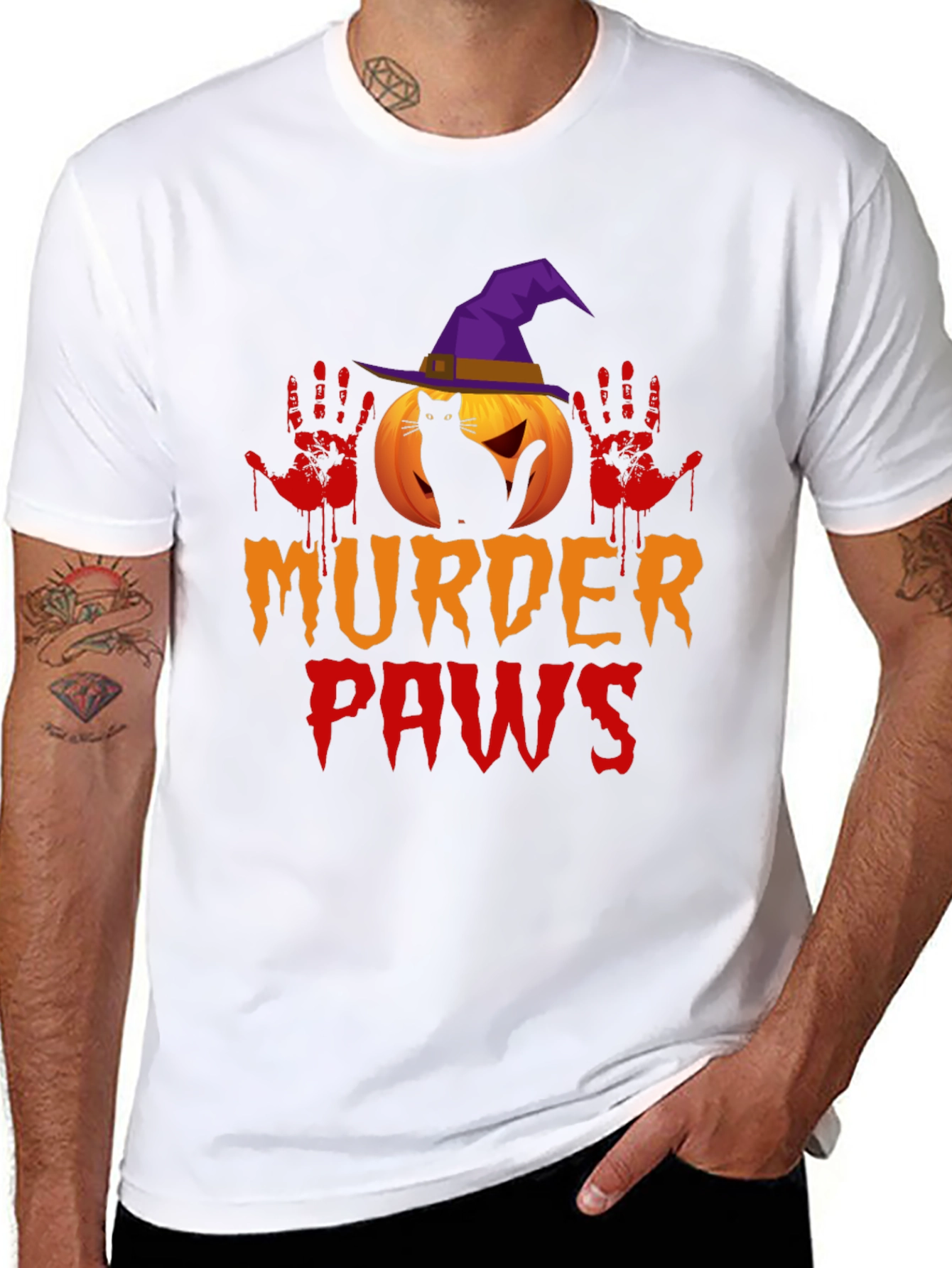 Murder Paws Halloween T-Shirt