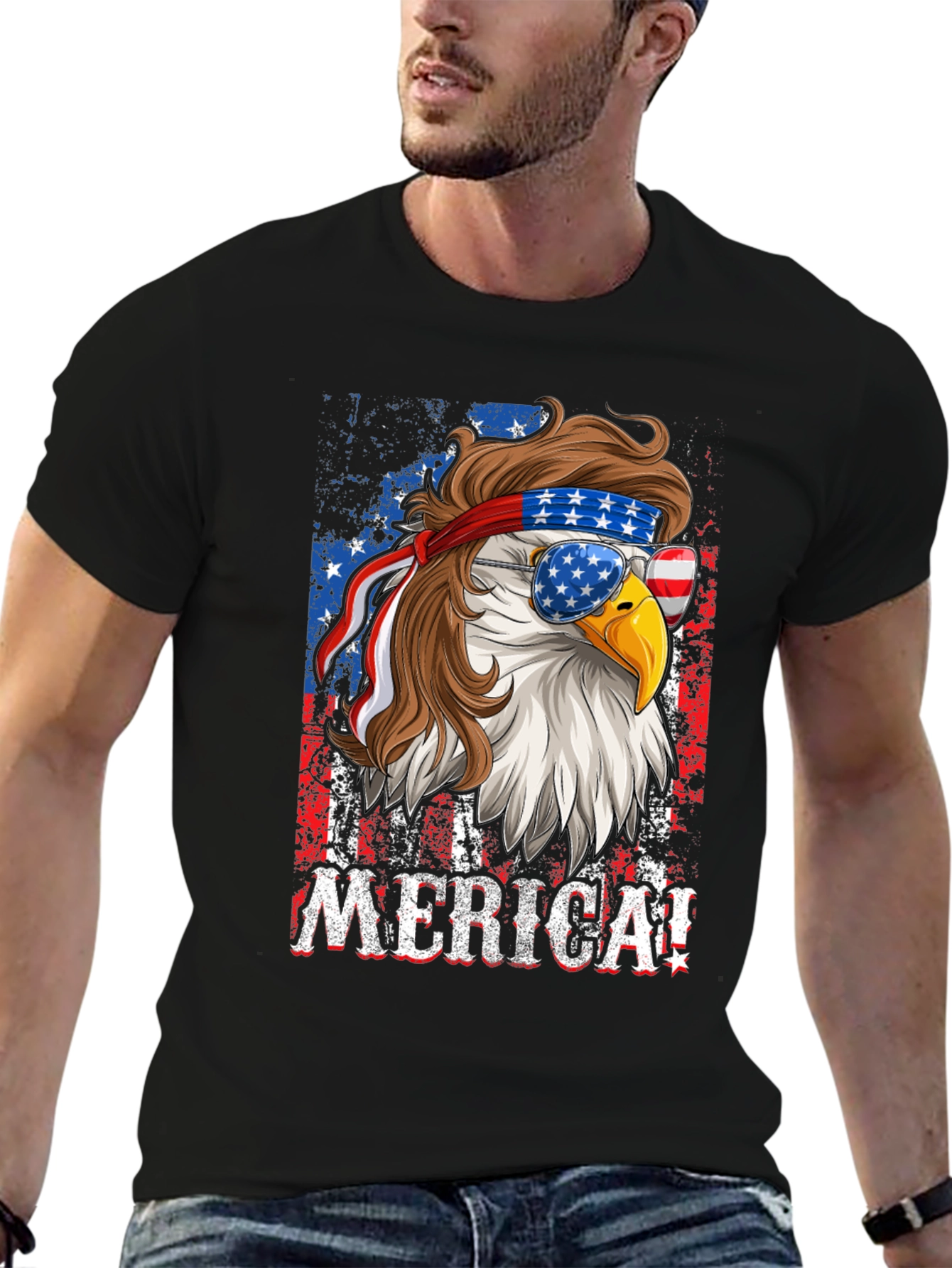 Patriotic Eagle T-Shirt - Merica!