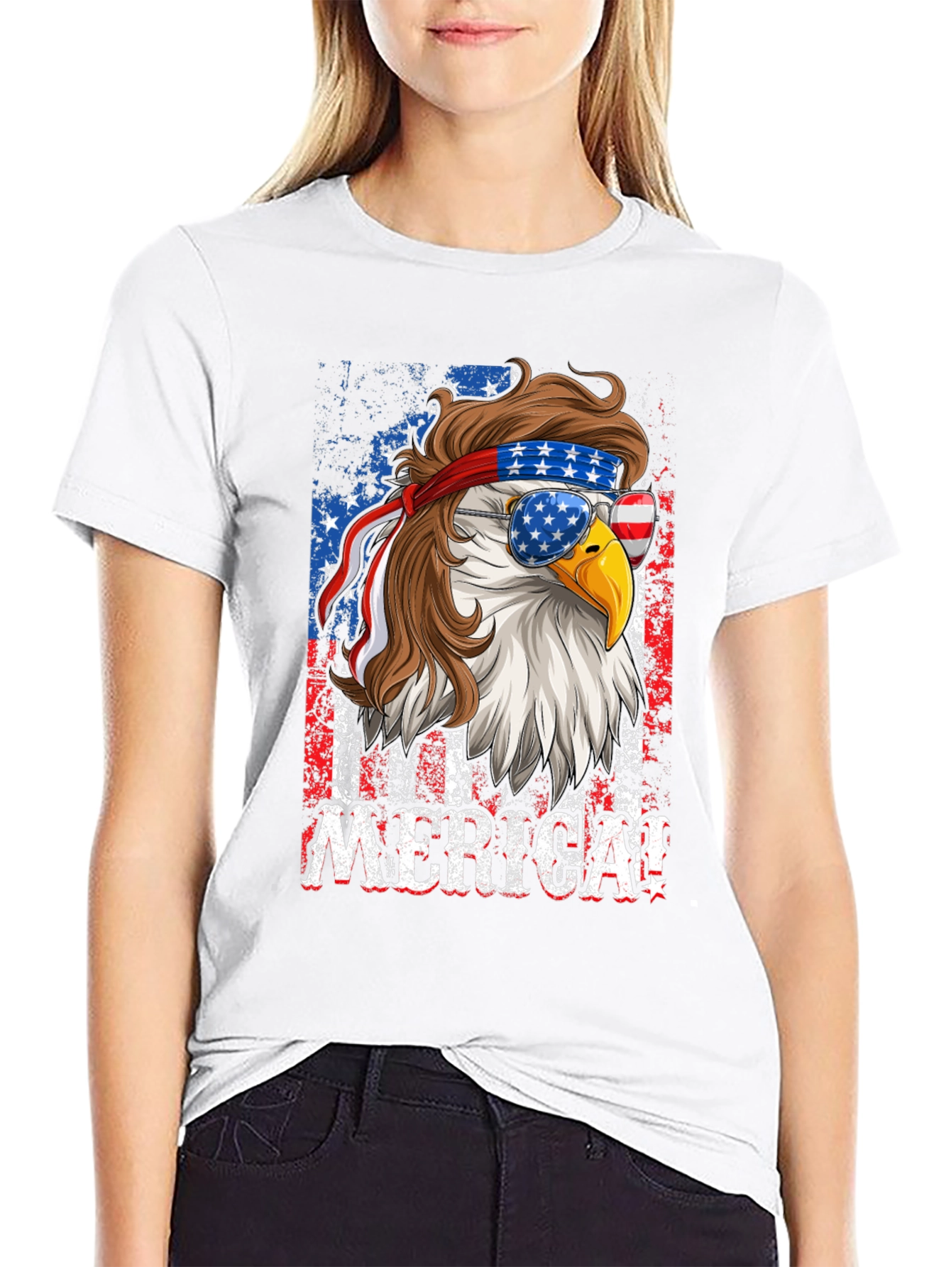 Patriotic Eagle T-Shirt - Merica!