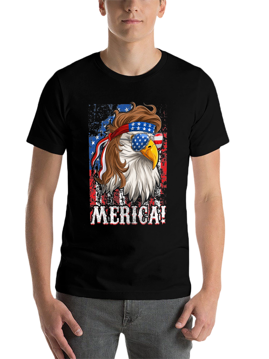 Patriotic Eagle T-Shirt - Merica!