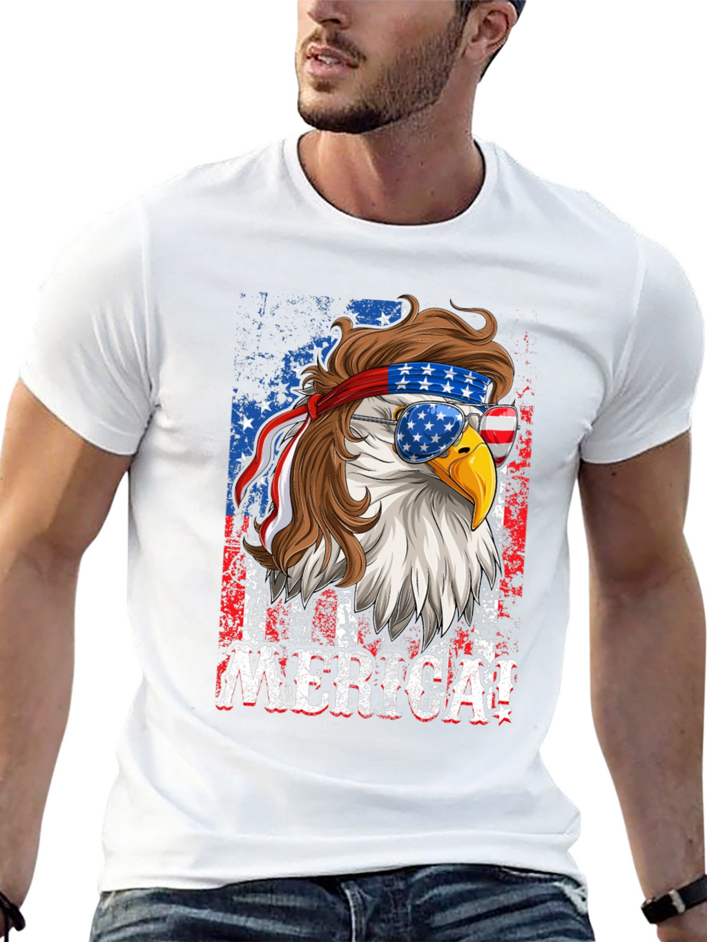 Patriotic Eagle T-Shirt - Merica!