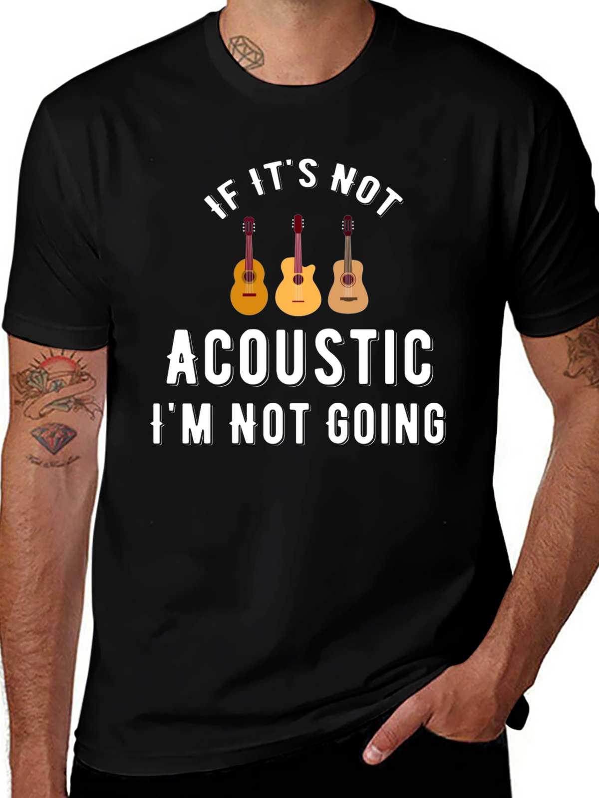 Acoustic Music Lover T-Shirt