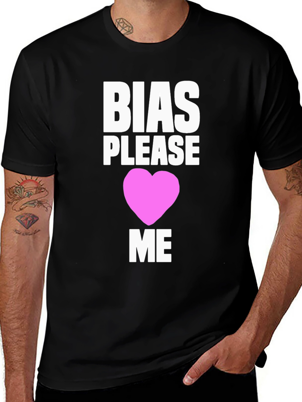 Bias Please Love Me Graphic Tee