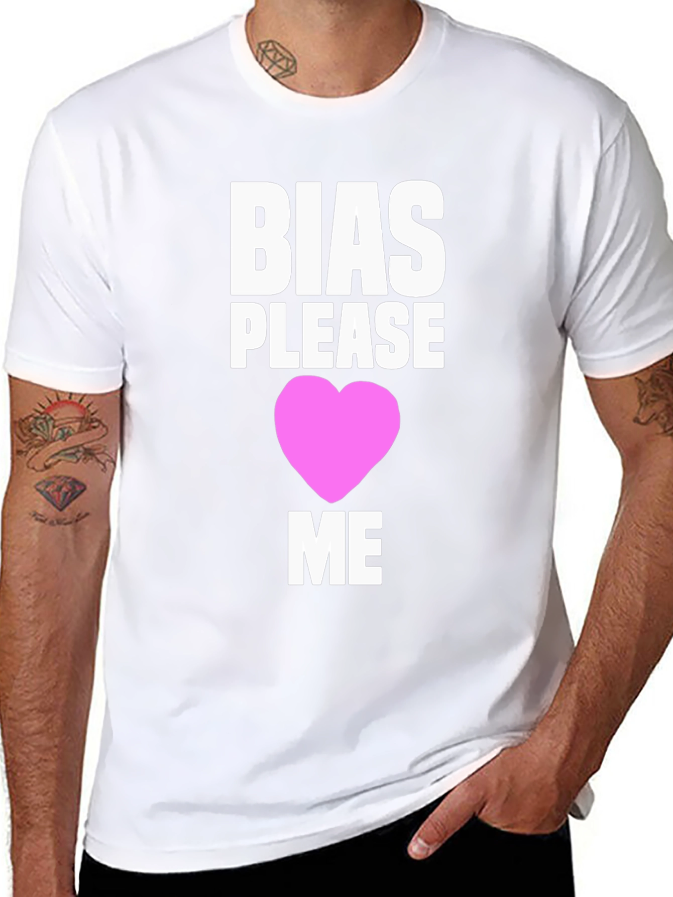 Bias Please Love Me Graphic Tee