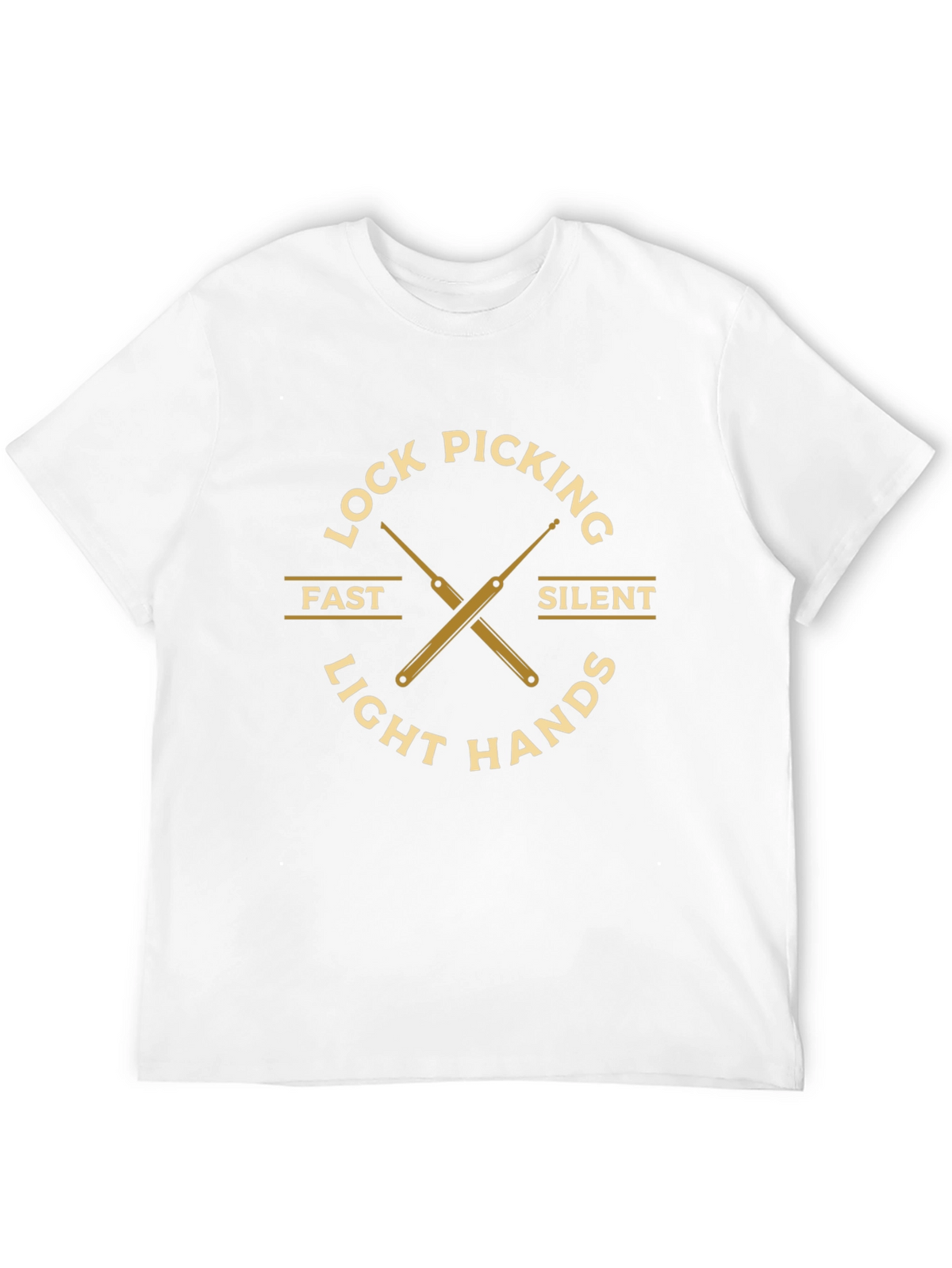 Lock Picking Fast Silent Light Hands Graphic Tee