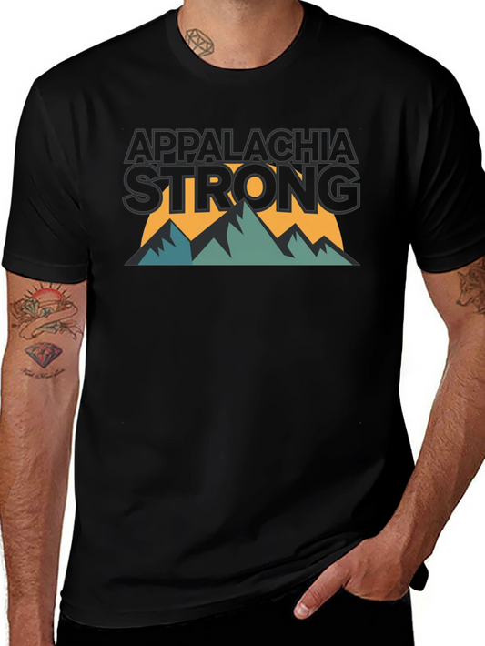 Appalachia Strong Graphic T-Shirt - Black