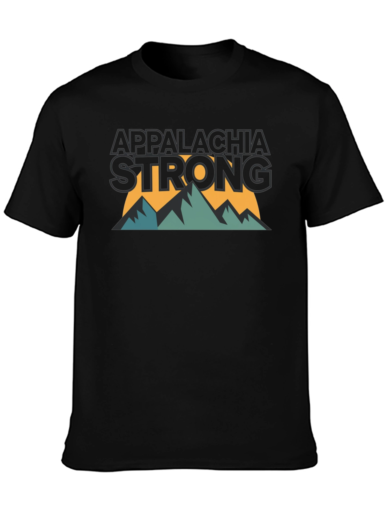 Appalachia Strong Graphic T-Shirt - Black