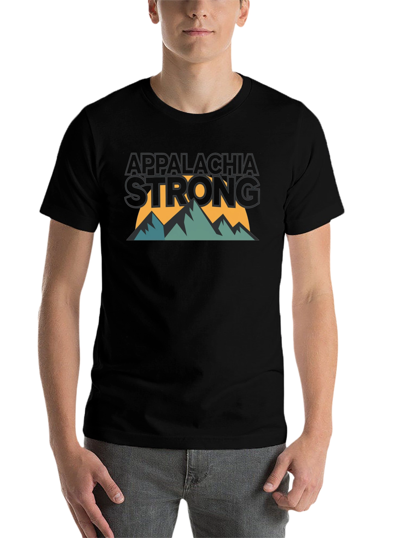 Appalachia Strong Graphic T-Shirt - Black