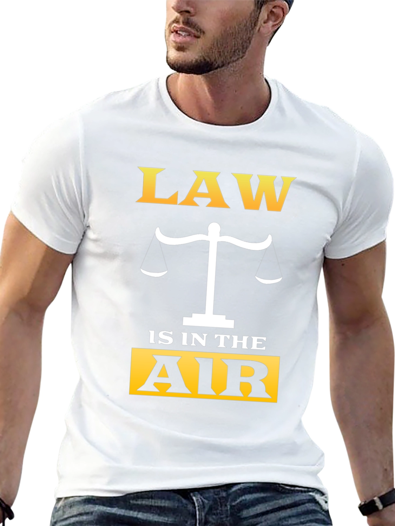 Law is in the Air Graphic T-Shirt