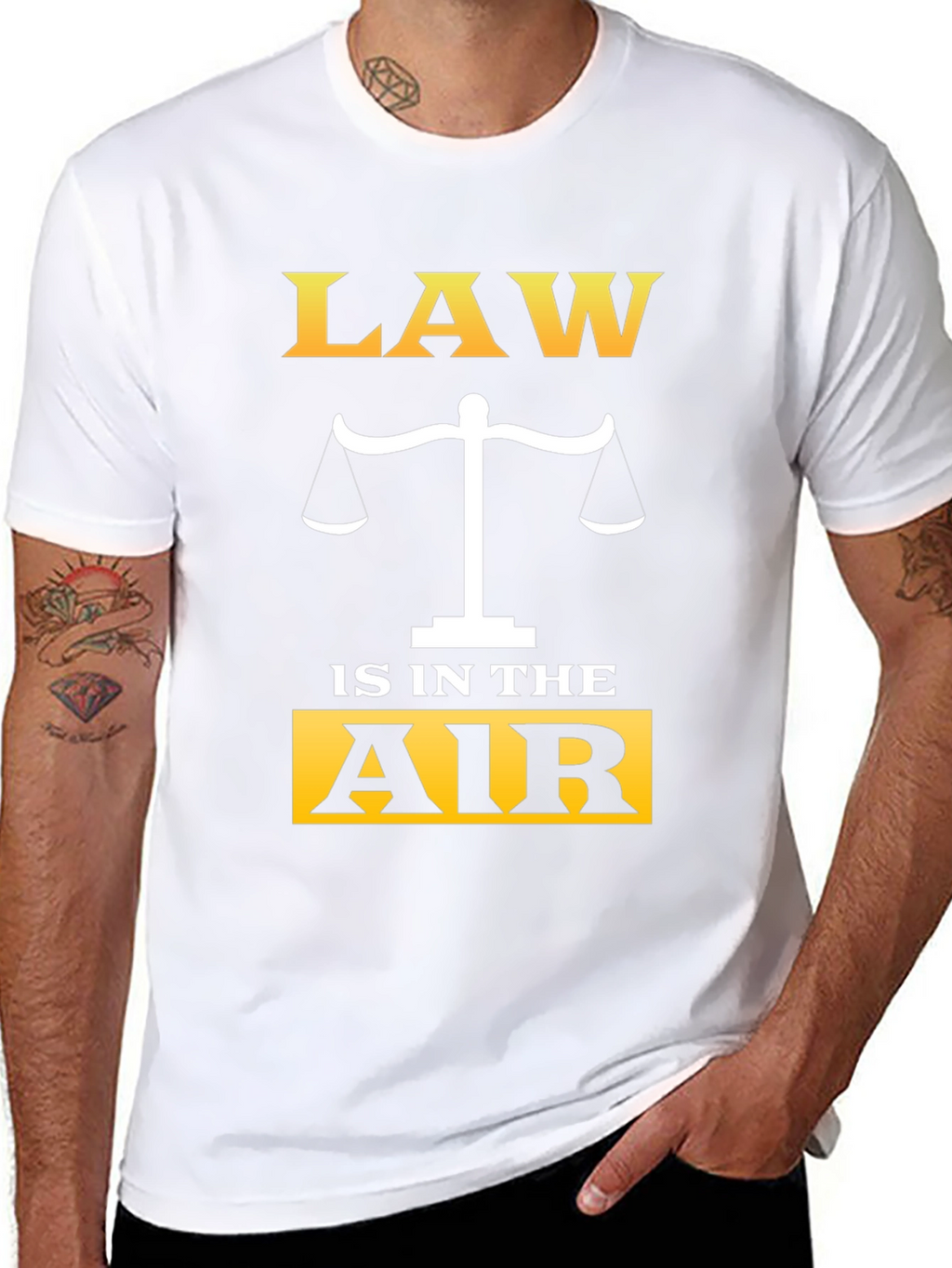 Law is in the Air Graphic T-Shirt