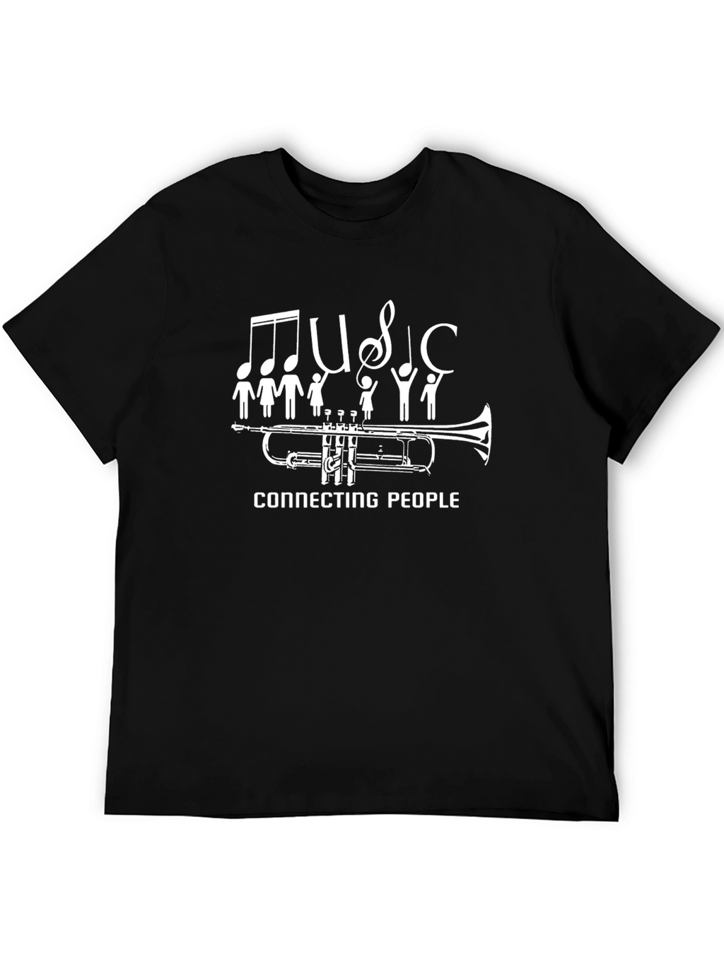 Music Connects T-Shirt - Trumpet & People