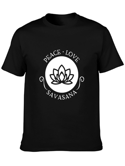 Peace Love Savasana Yoga T-Shirt