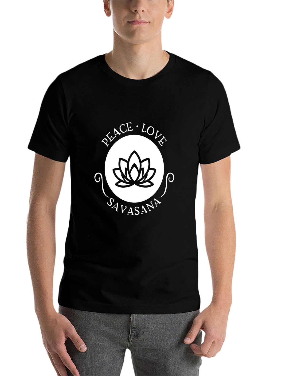 Peace Love Savasana Yoga T-Shirt