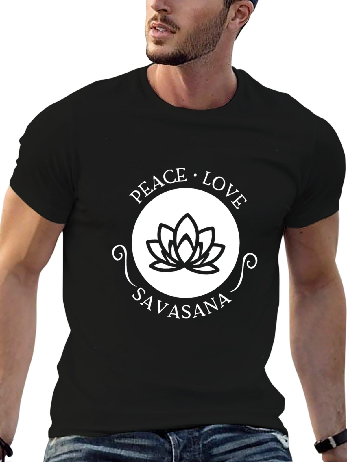 Peace Love Savasana Yoga T-Shirt