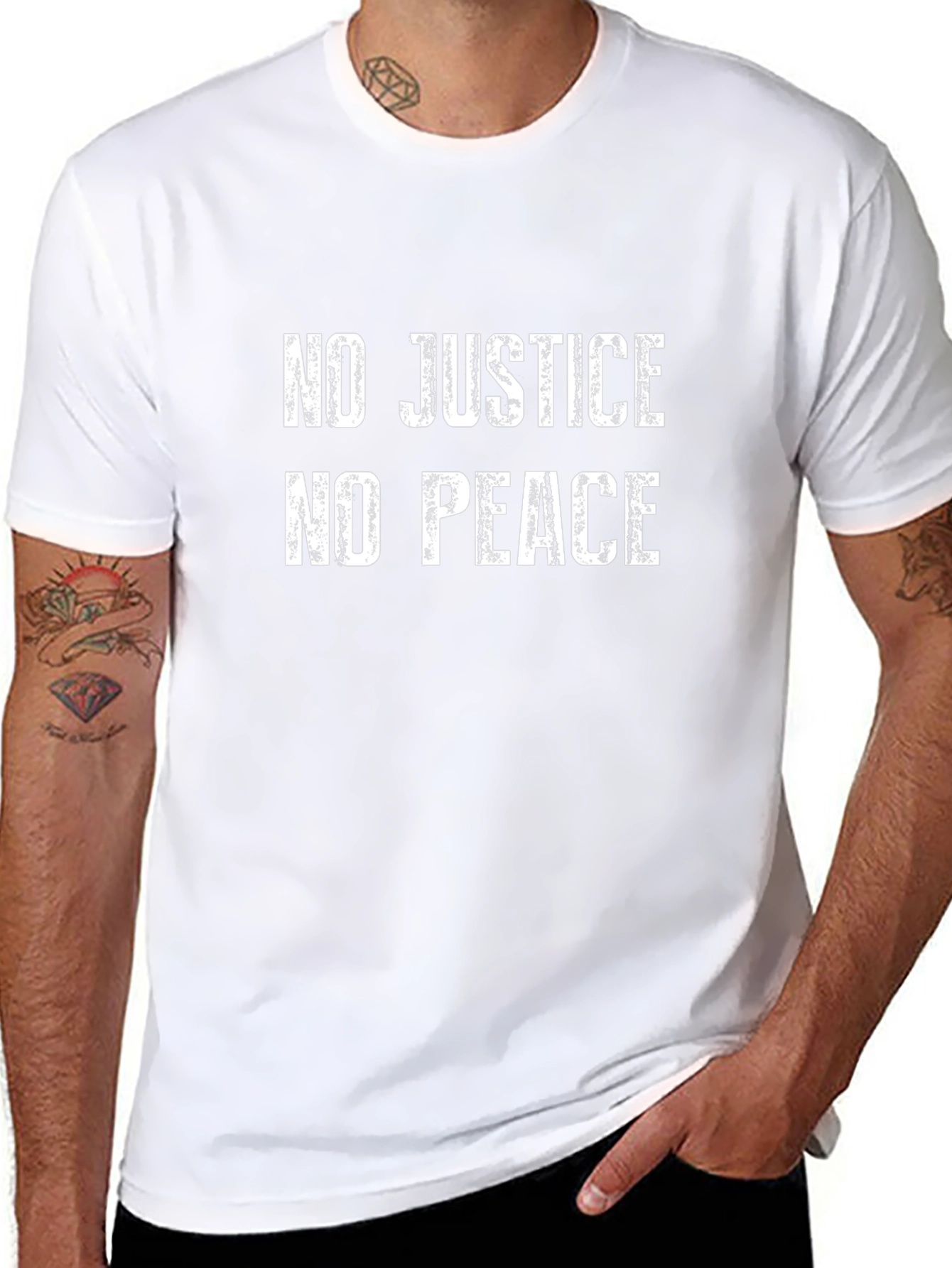 No Justice No Peace Graphic Tee