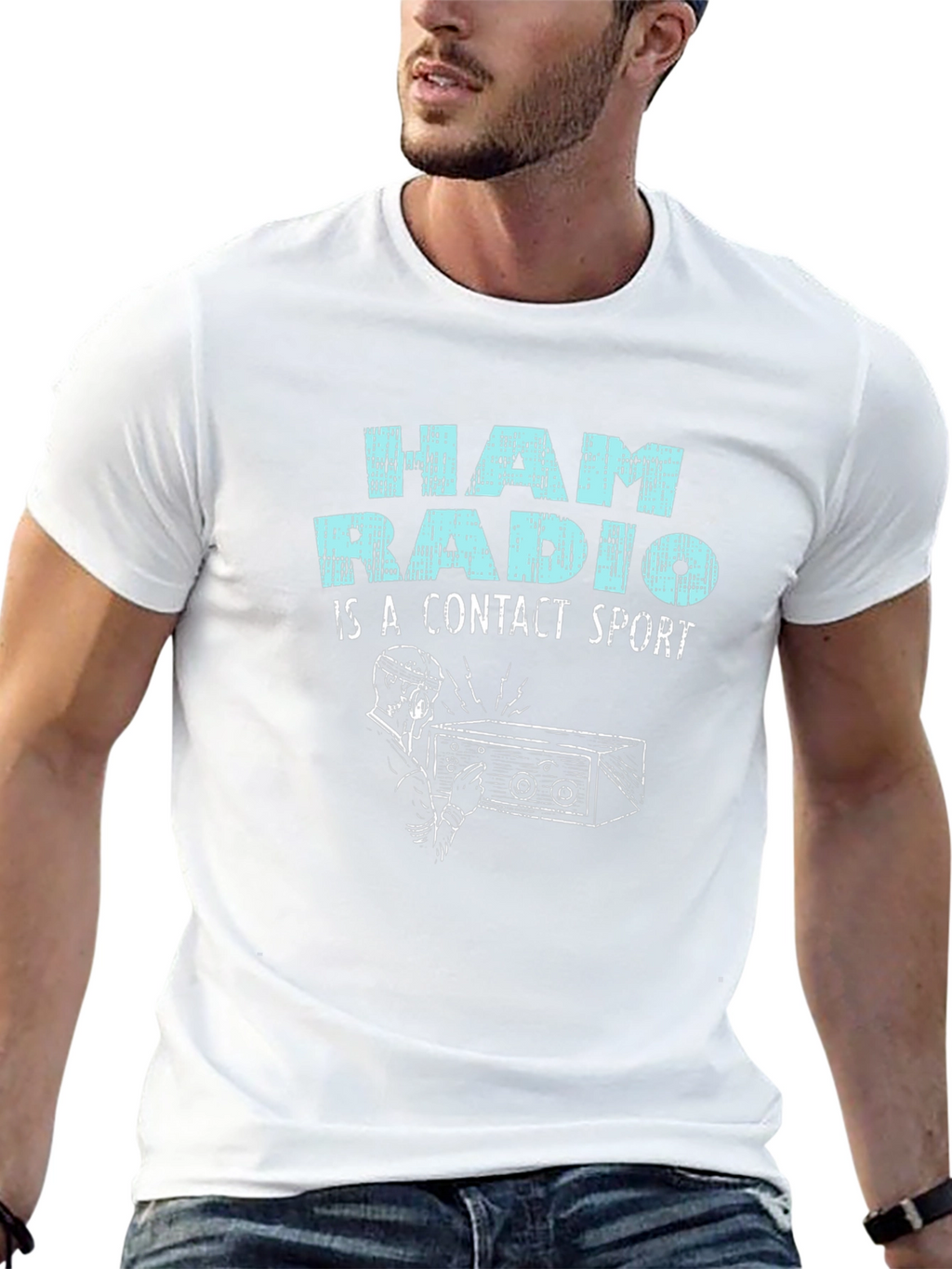 Ham Radio is a Contact Sport T-Shirt