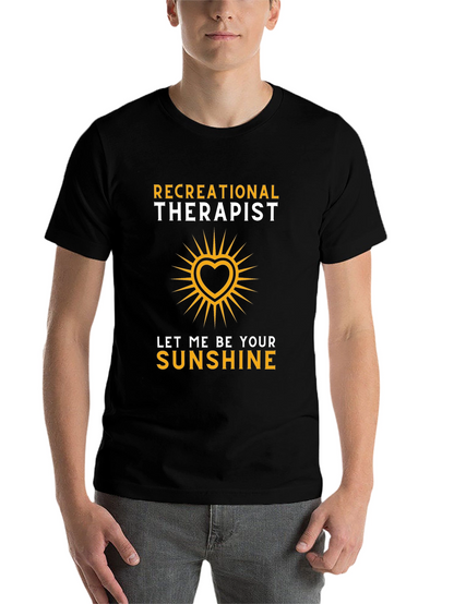 Recreational Therapist Sunshine Heart Graphic T-Shirt