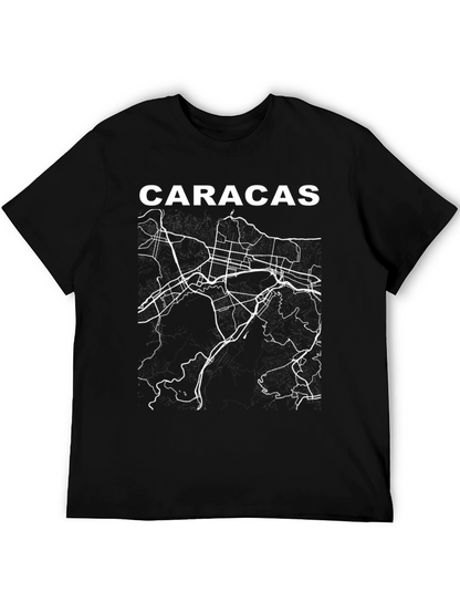 Caracas Map T-Shirt - City Street Map Tee