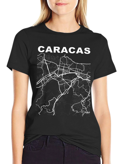 Caracas Map T-Shirt - City Street Map Tee