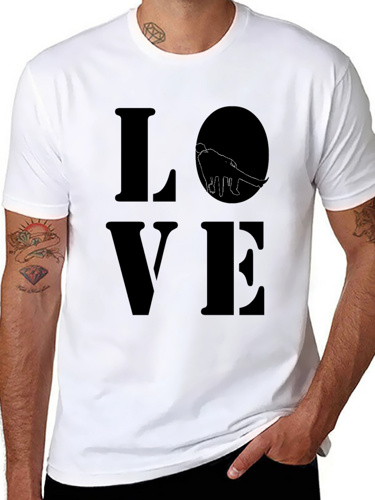 Love Graphic Black T-Shirt