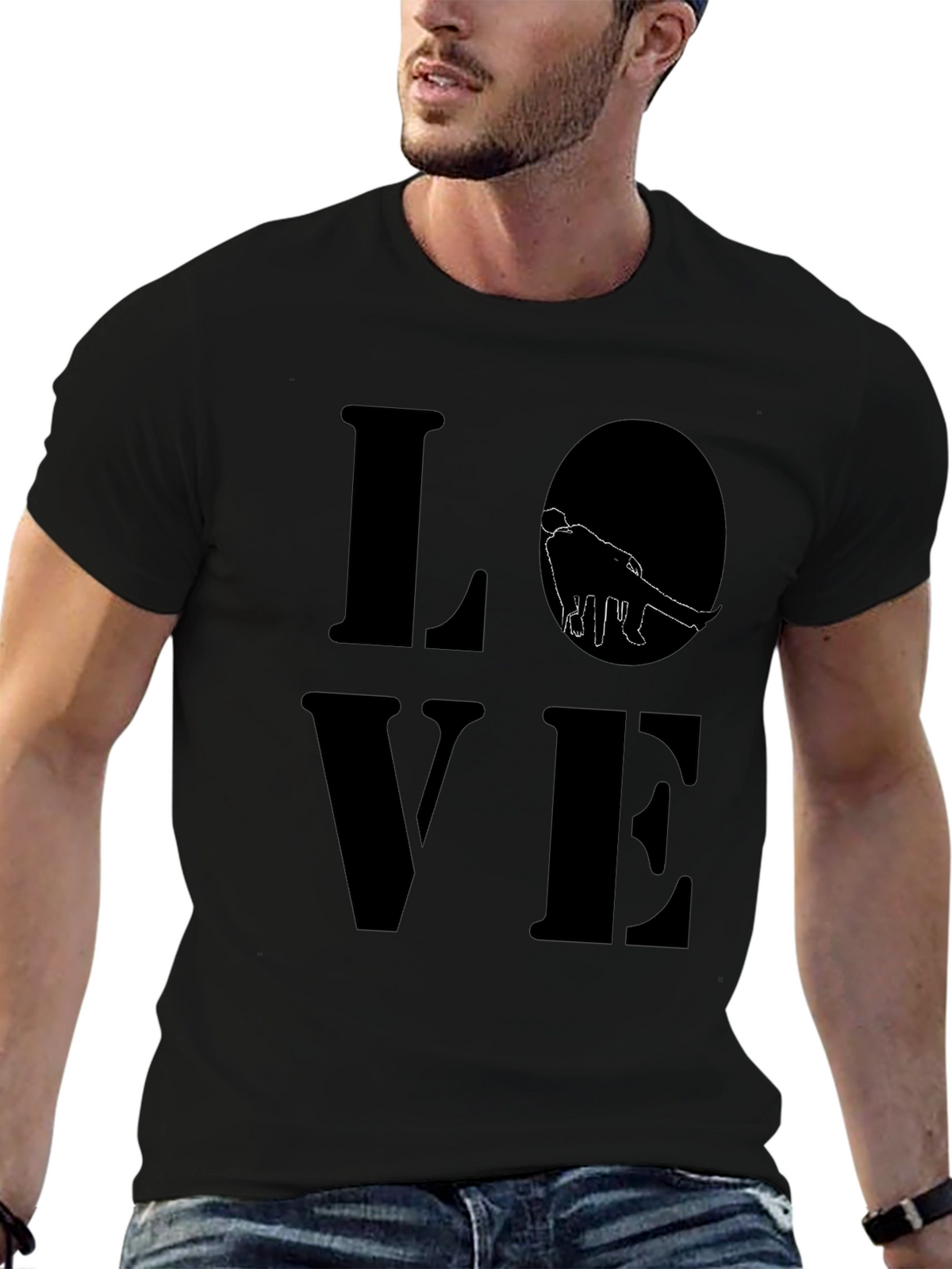 Love Graphic Black T-Shirt