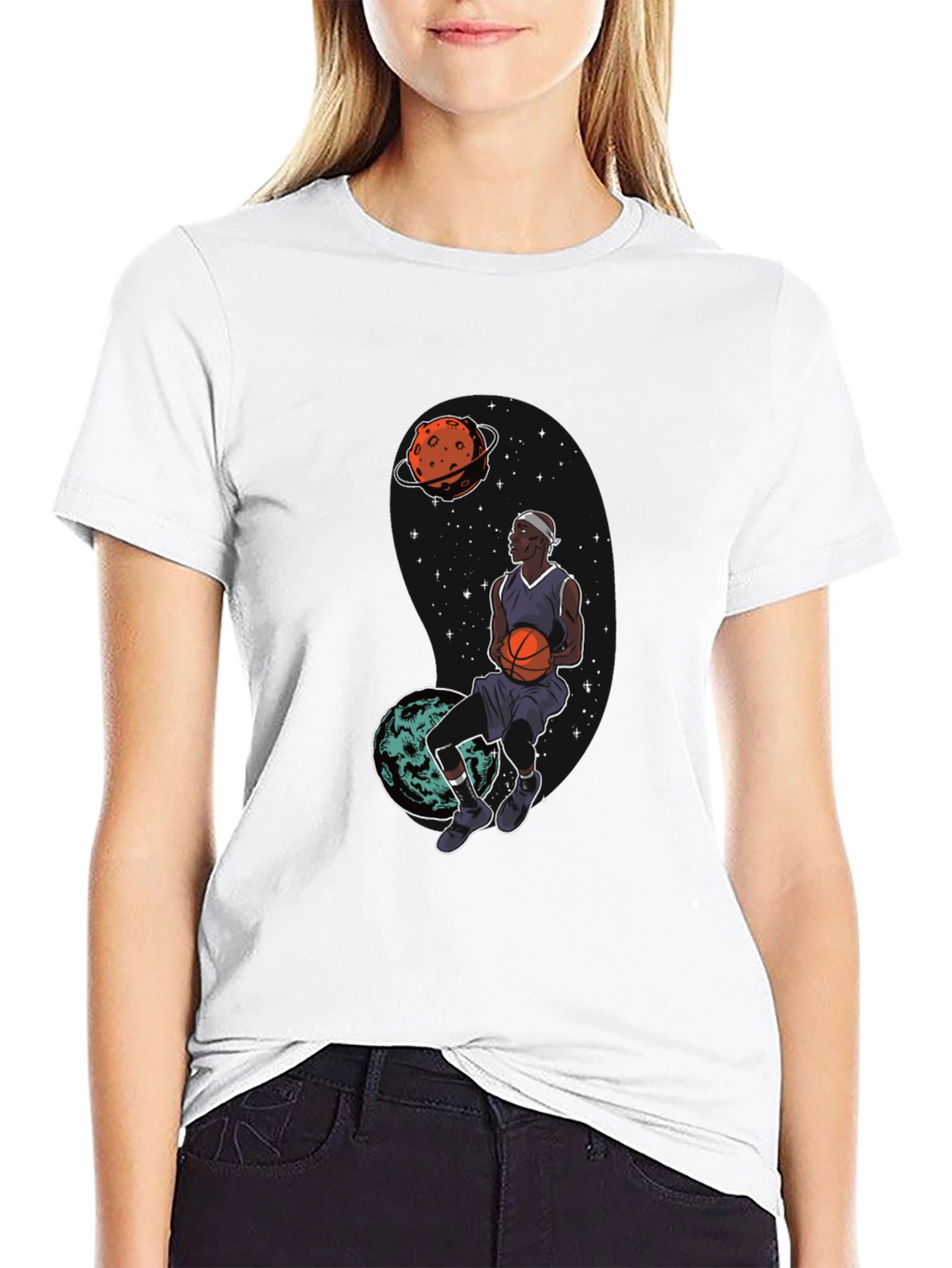 Cosmic Dunk Black Graphic Tee
