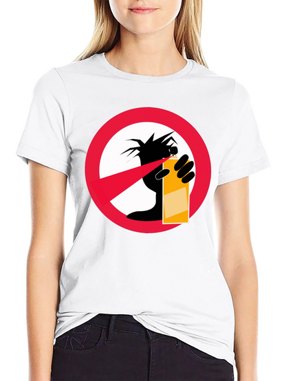 No Graffiti Black T-Shirt