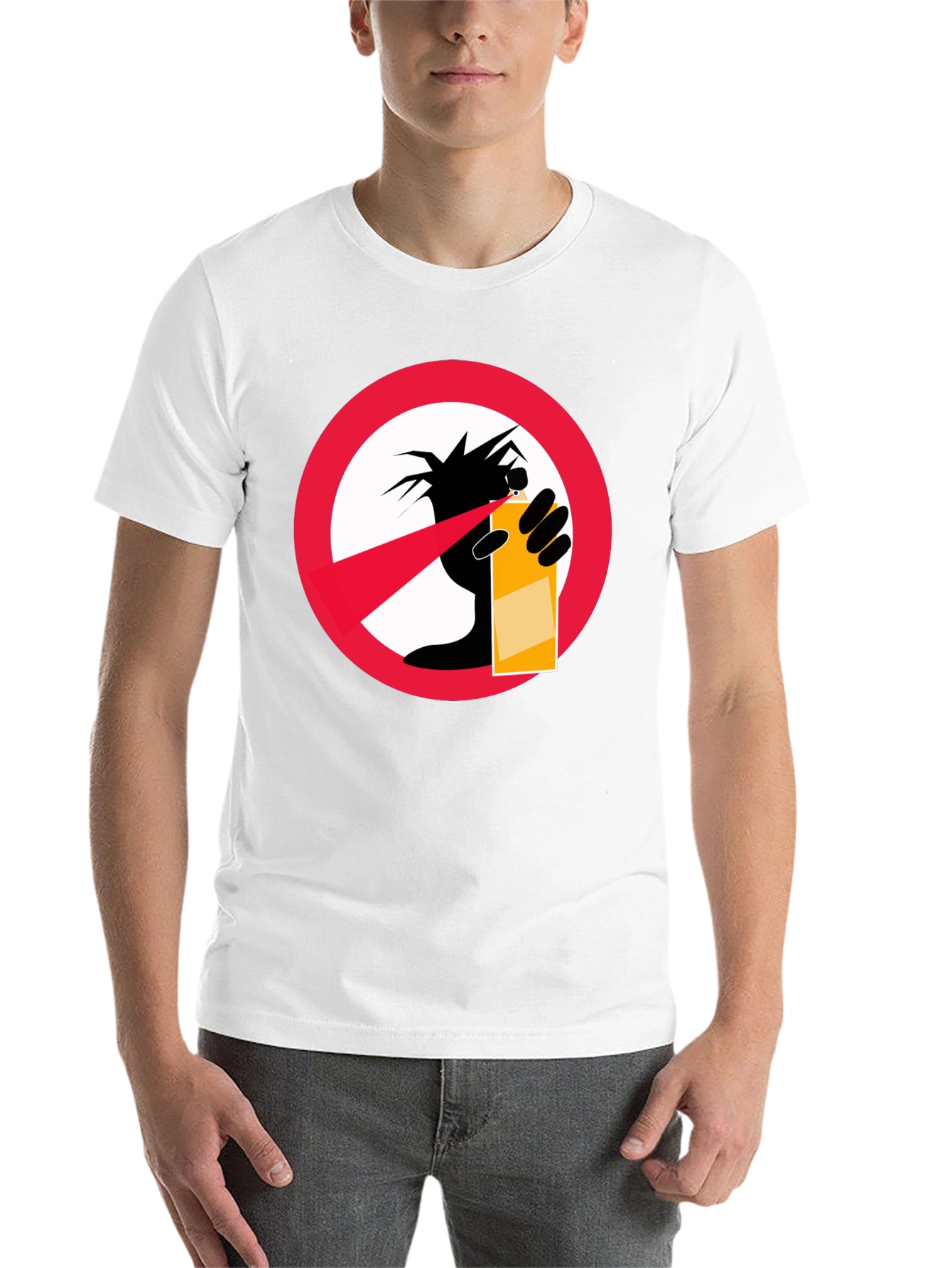 No Graffiti Black T-Shirt