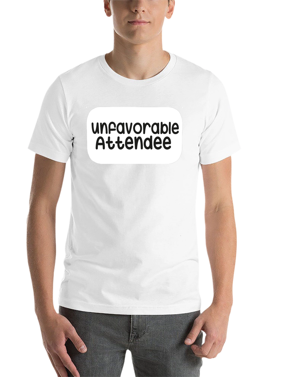 Unfavorable Attendee Black T-Shirt