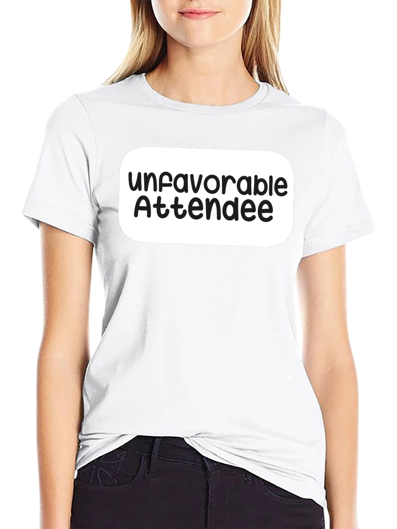 Unfavorable Attendee Black T-Shirt