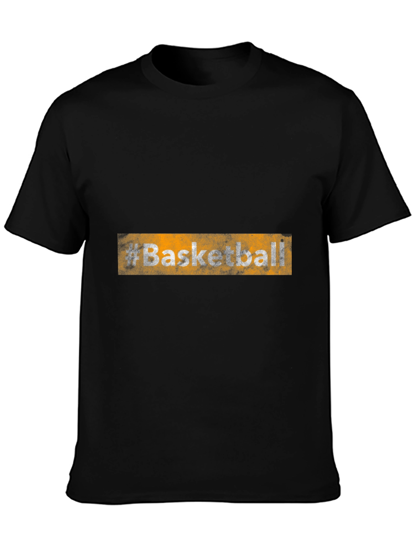 Basketball Hashtag Graphic Tee - Trendy Casual Top