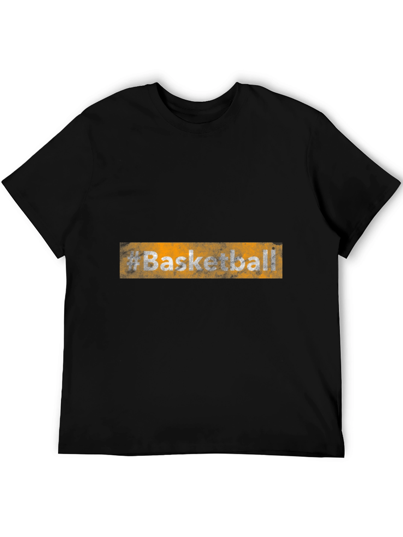 Basketball Hashtag Graphic Tee - Trendy Casual Top