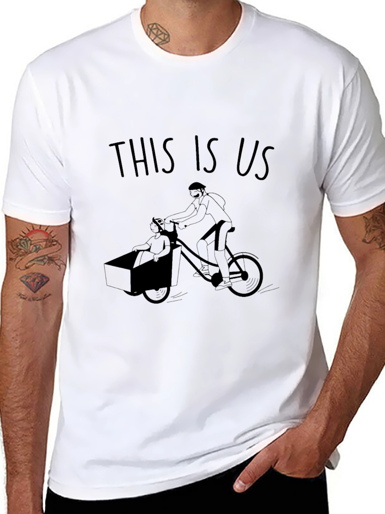 This Is Us Graphic Tee - Bike Design