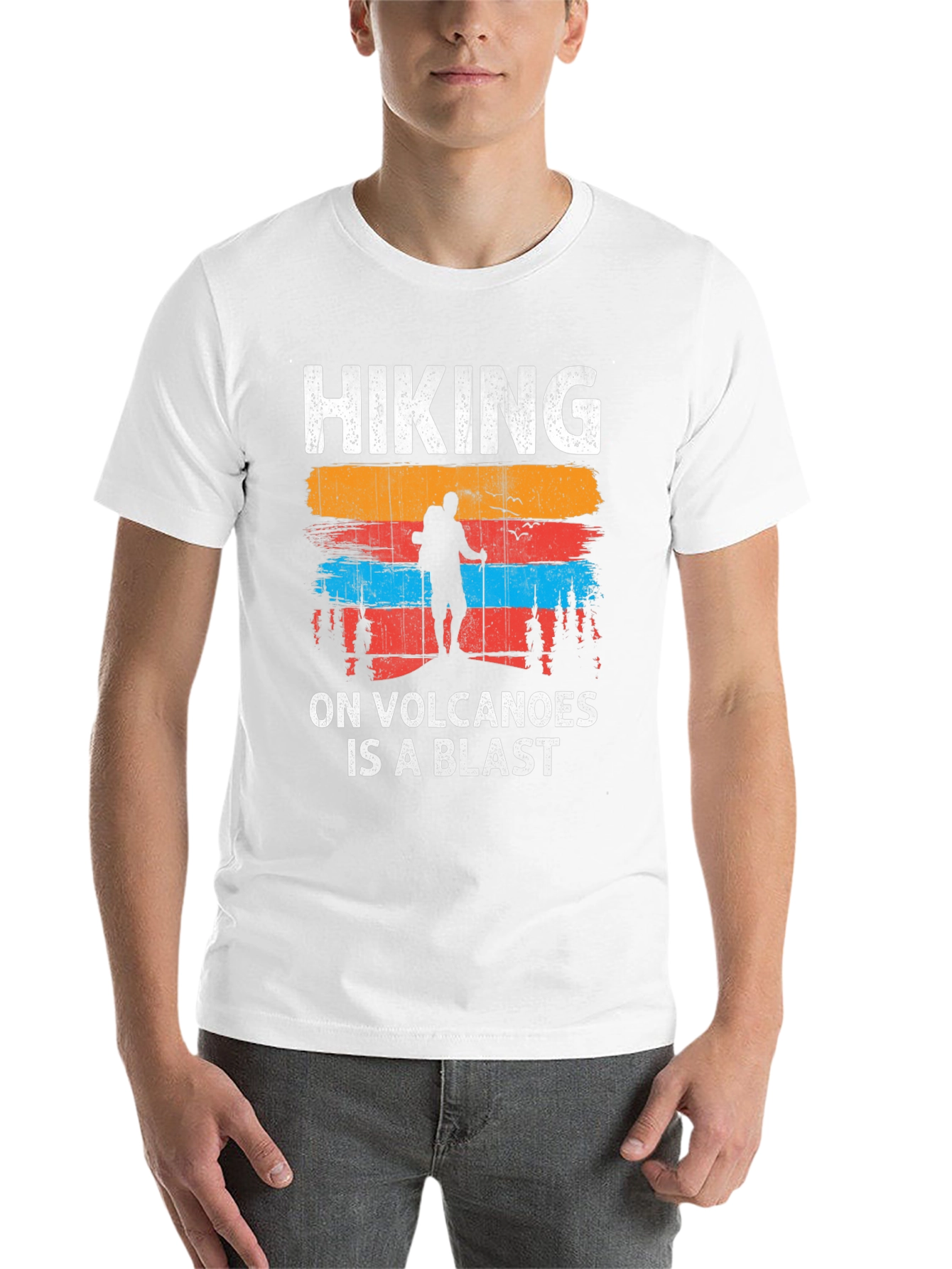 Hiking On Volcanoes T-Shirt - Adventure Tee