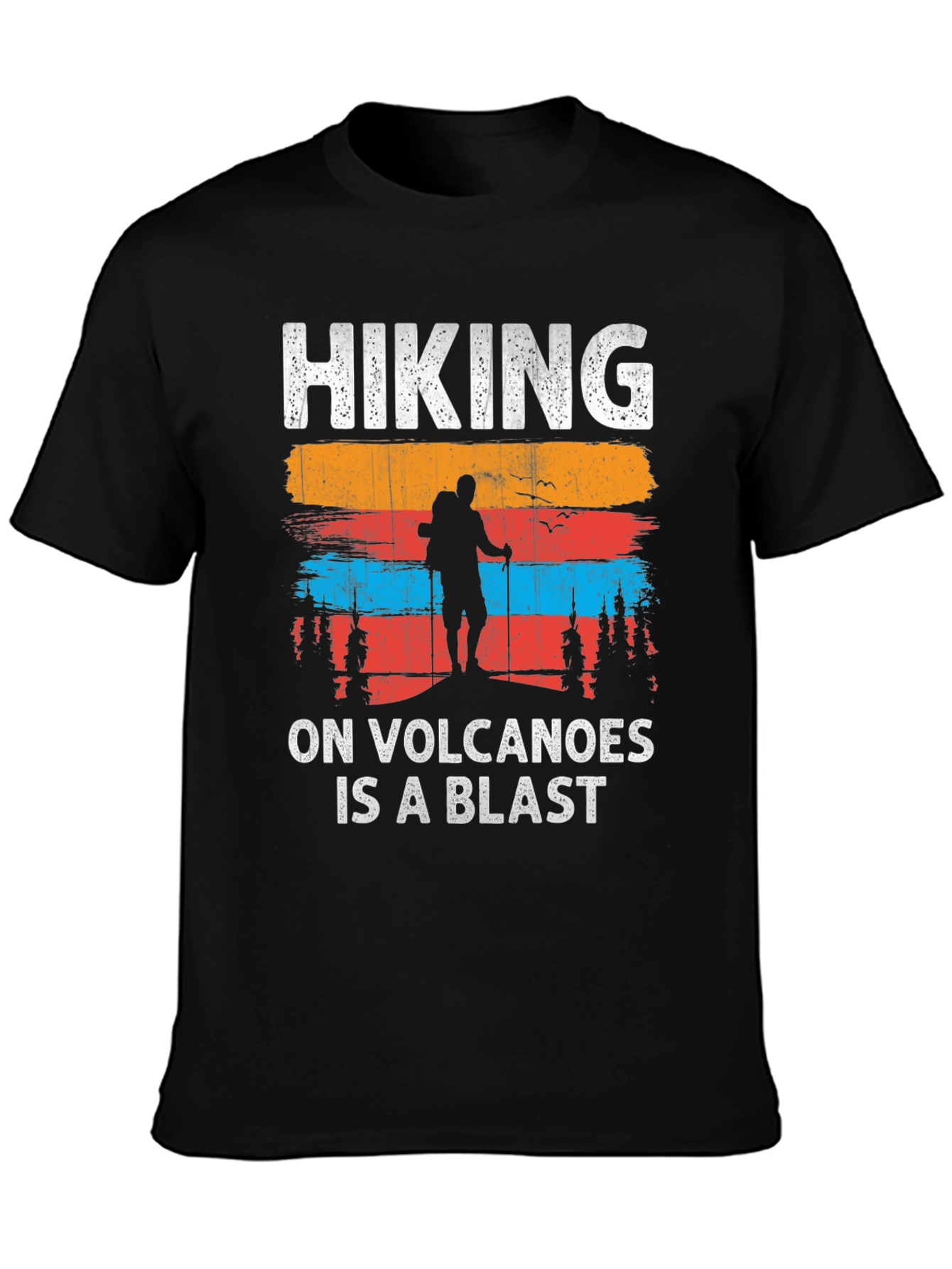 Hiking On Volcanoes T-Shirt - Adventure Tee