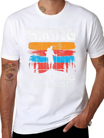 Hiking On Volcanoes T-Shirt - Adventure Tee