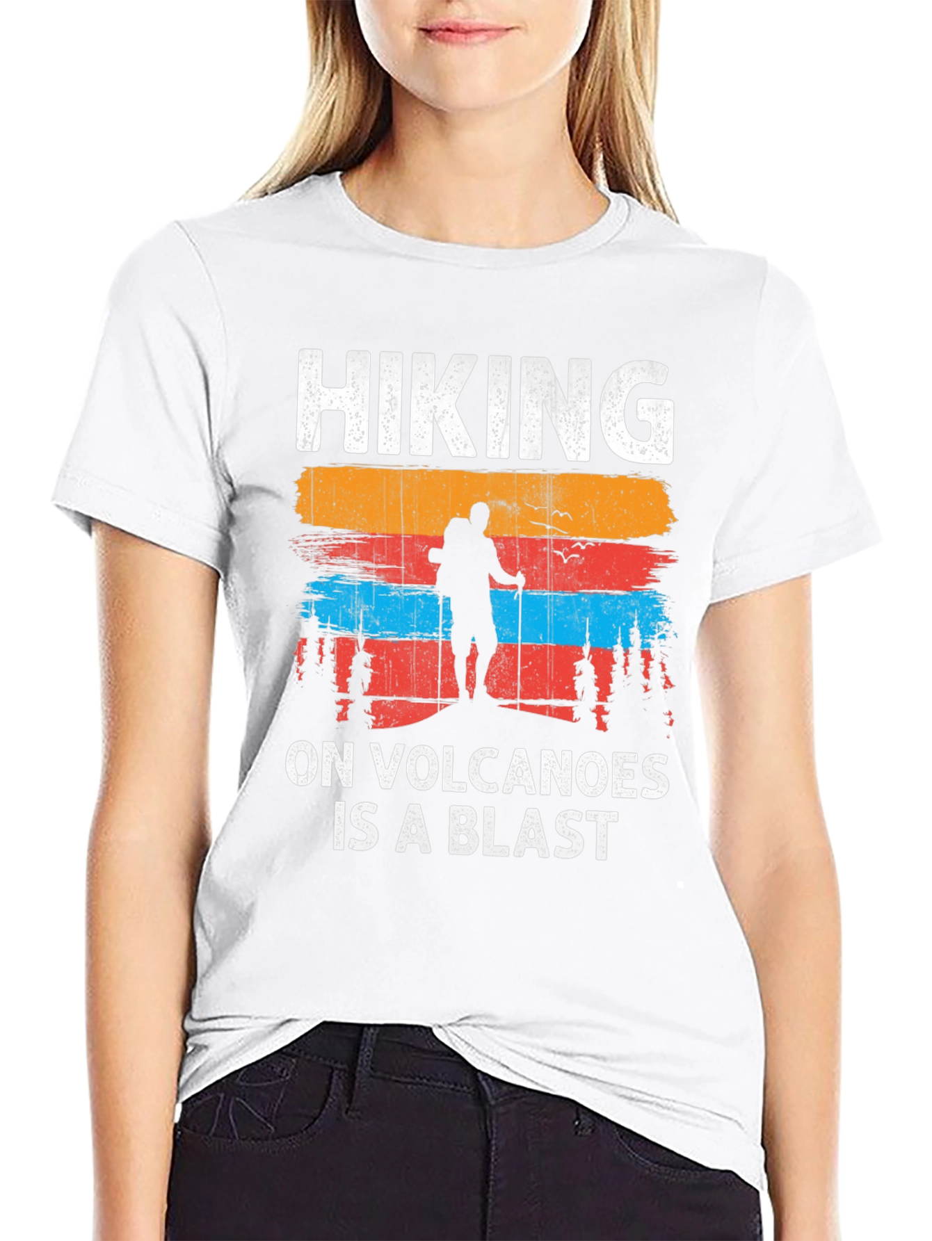 Hiking On Volcanoes T-Shirt - Adventure Tee
