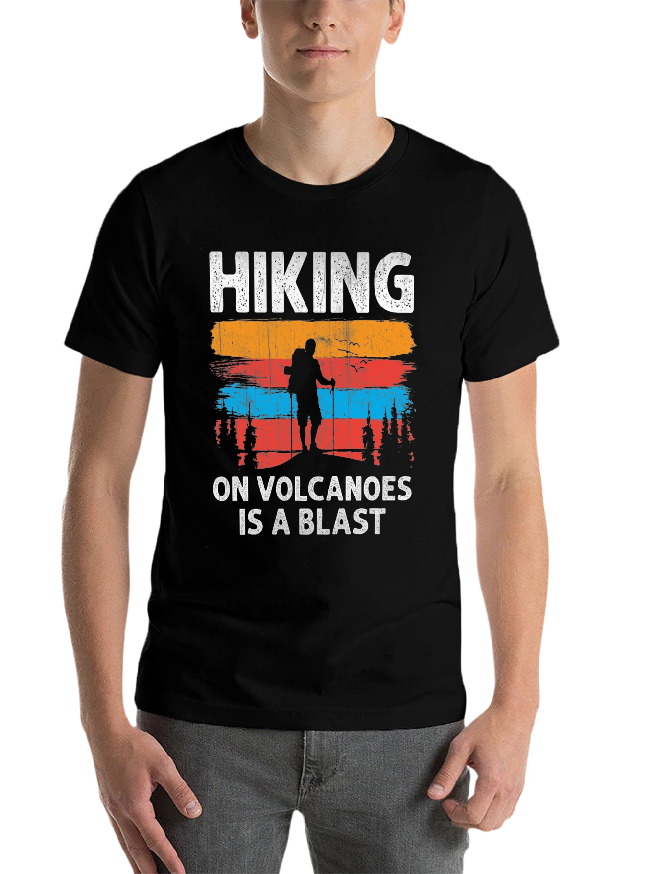 Hiking On Volcanoes T-Shirt - Adventure Tee